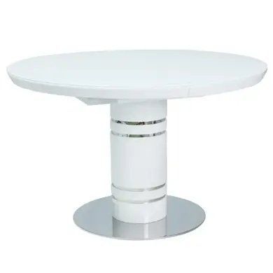 Стол Stratos Белый 120(160)x120 см SIGNAL 1056 фото