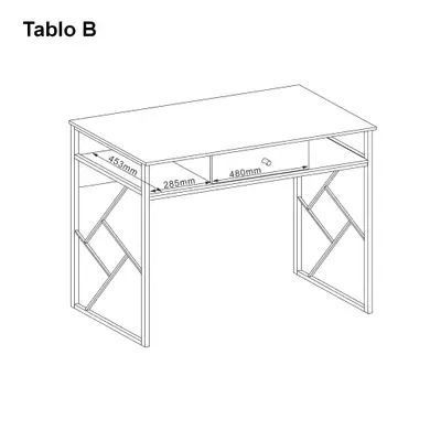 Стол письменный Tablo B 110x48 см Дуб SIGNAL фото