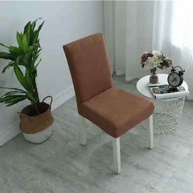 Чехол на кухонный стул трикотаж-жатка Homytex Водоотталкивающий HT-256021 фото