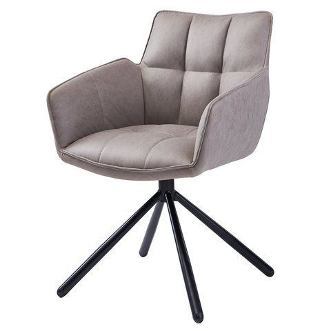 Wang кресло поворотное серебряная лиса ARM251R-HK511-SILVER FOX фото