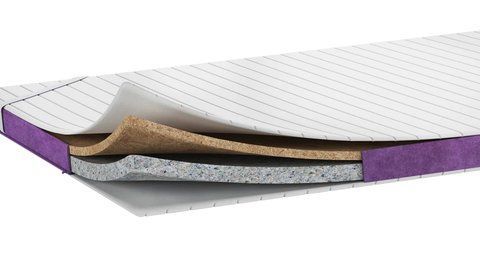 Тонкий матрац-топер PURPLE Fit Evolution Luxe Light a_m_l10110350403-100100 фото