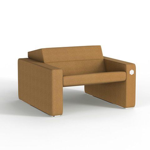 Мягкое кресло SMART, 90x94x62 см, Бежевый фото