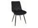 Стілець Ralph Velvet 51x42x88 см SIGNAL, Чорний фото