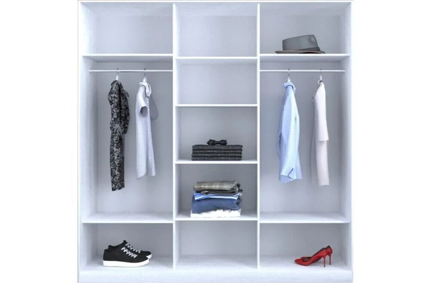 Шафа-купе трьодверна Дзеркало Класiк 1, LuxeStudio a_m_l6072020-145-3 фото