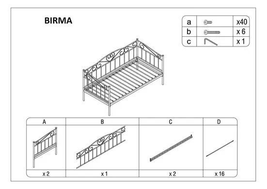 Кровать Birma, SIGNAL 2410 фото