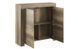 Комод SK120 SKY 120x37x117 см, темное дерево фото 2