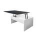 Стол-трансформер Art In Head Desk Glass 91x40.4x41 Белый бриллиант/Графитовое стекло (521011416)
