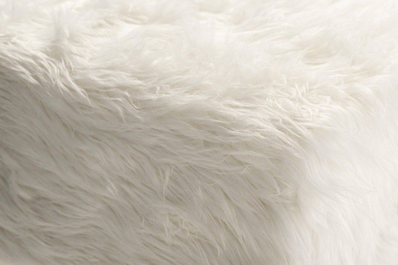 Пуф "Альпака" белый + золото Vetro-alpaka-white/gold-pouf фото