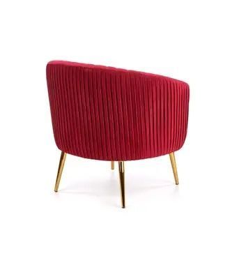 Крісло Crown Velvet Бордовий HALMAR 4064 фото