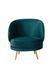 Крісло "Сильвія" смарагдовий + золото, 70x80x80 см Vetro-silviya-emerald-armchair фото 4