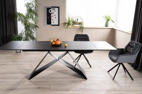 Стол Westin Ceramic SAHARA NOIR / Черный 160(240)x90 см SIGNAL 8268 фото
