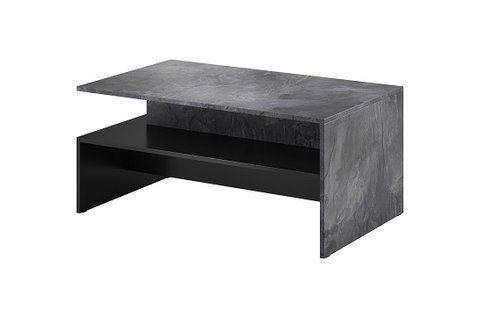 Стіл BAROS 100x60x45 см, Шифер / чорні рамки HE24B0BM99 фото