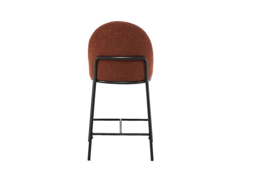 Полубарный стул B-150 Vetro-B-150--terracotta-boucle/ black фото