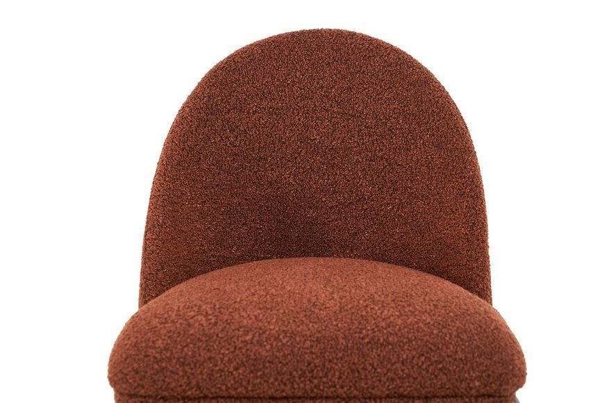 Полубарный стул B-150 Vetro-B-150--terracotta-boucle/ black фото