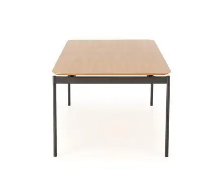 Стол обеденный SMART Дуб/Черный 170(250)x100 см HALMAR 7039 фото