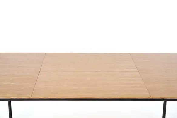 Стол обеденный SMART Дуб/Черный 170(250)x100 см HALMAR 7039 фото