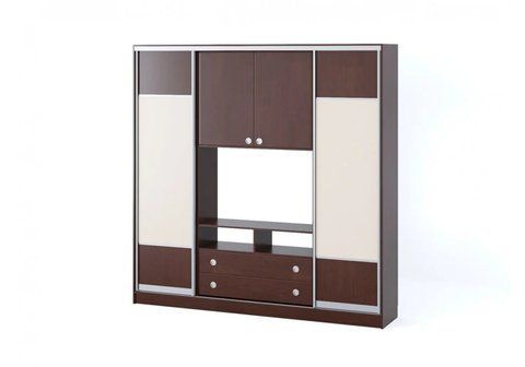 Шафа-купе для вітальні Дзеркало з рисунком LuxeStudio 210x45x240 см фото