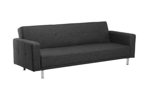 Софа розкладна "Домінік" сірий + срібло Vetro Mebel, 218x87.5x73 см фото