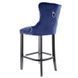 Барный стул August H-1 Velvet Синий SIGNAL 50x42x114 см фото 4