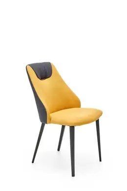 Стул K-470 Горчичный/Темно-серый HALMAR 7253 фото