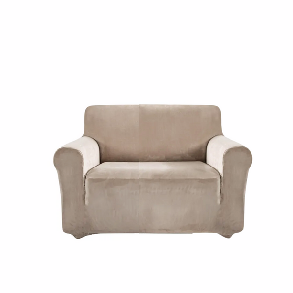Защитный чехол на кресло Diana Textile Plush Velvet al2045-1-seater-90-140-camel фото