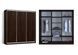 Шкаф-купе трехдверный ДСП Классик 1, LuxeStudio a_m_l6072020-129 фото 1