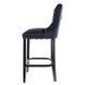 Барный стул August H-1 Velvet Черный SIGNAL 2563 фото 4