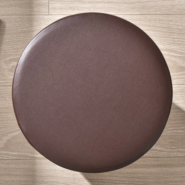 Водонепроникний чохол на кругле сидіння Diana Textile Leatherette al0322Coffee фото
