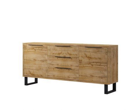 Тумба 2 дверцята 3 шухляди HALLE HE24N0HK25 фото