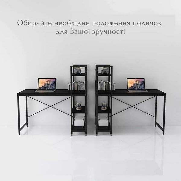 Компьютерный стол LORAN в стиле Loft белый 120x60x121 см, Белый + Бежевый фото
