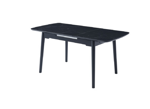 Керамический стол TM-76 120(160)*80 см Vetro-TM-76-black-onix/black фото