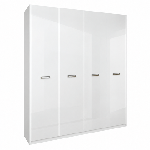 Шкаф Белла, Глянец белый, 184x55x225.6 см MiroMark_BL-24-WB фото