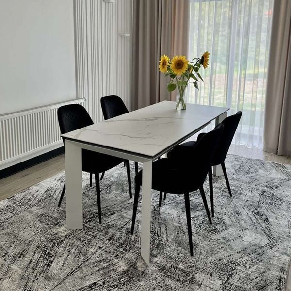 Vermont Matte Staturario стол керамический 120-170 см, 80 см DT501CR-MATTE STATURARIO фото