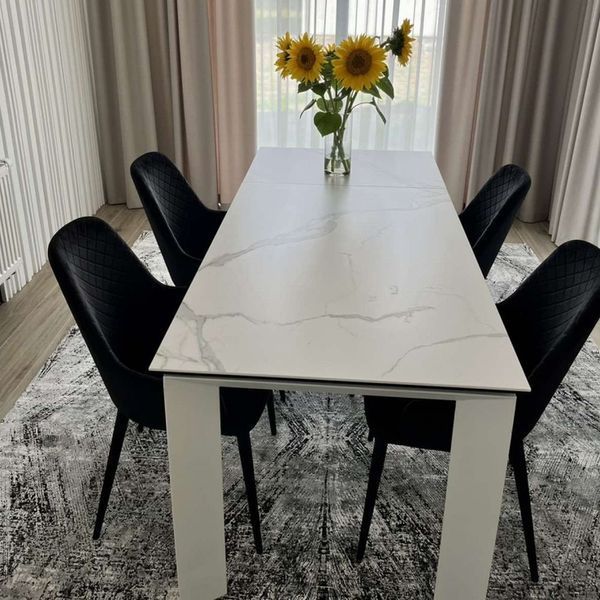 Vermont Matte Staturario стол керамический 120-170 см, 80 см DT501CR-MATTE STATURARIO фото