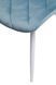 Стілець M-45 блакитний топаз + білий Vetro-M-45-blue-topaz-velur/white фото 8