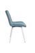 Стілець M-45 блакитний топаз + білий Vetro-M-45-blue-topaz-velur/white фото 2