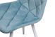 Стілець M-45 блакитний топаз + білий Vetro-M-45-blue-topaz-velur/white фото 9