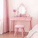 Туалетний столик Bonro В-084 (рожева табуретка) (42400134) borno42400134 фото 3
