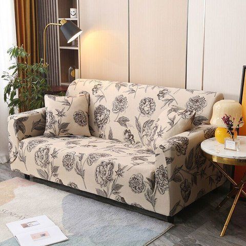 Чехол на 3-местный диван Diana Textile с принтом al458-3x фото
