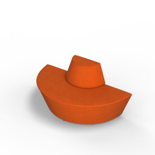 Тримісний диван SOMBRERO, 150x75x70 см, Помаранчевий, 1 категорія фото