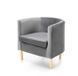 Крісло CLUBBY 2 Velvet HALMAR, Сірий