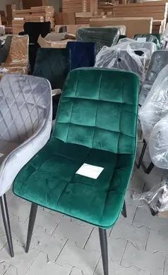 Стул Chic Velvet SIGNAL Черные ножки 1475 фото
