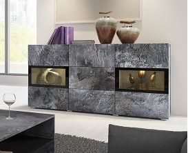 BAROS комод 2 дверцята 3 шухляди HE24B0BM26 фото