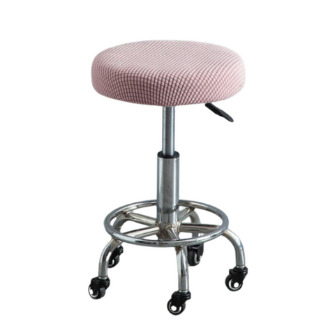 Круглый чехол на стул Diana Textile Round Chair al4512-light-pink фото