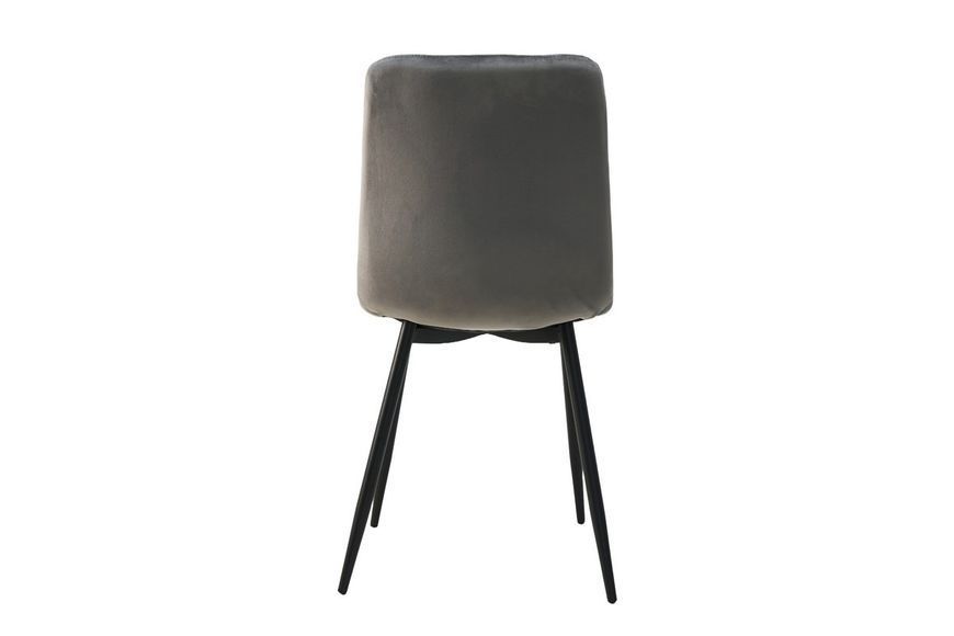 Cтул Vetro Mebel N-41 Велюр Vetro-N-41-dark-grey-velur/ black фото