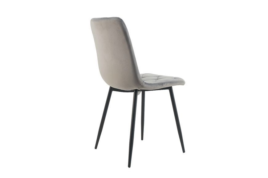 Cтул Vetro Mebel N-41 Велюр Vetro-N-41-dark-grey-velur/ black фото