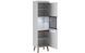Витрина без подсветки NWT53 NORDI 53x40x197 см, белый, светлое дерево Piaski_72789*003 фото 2