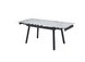 Керамический стол TM-88-1 вайт клауд + черный Vetro-TM-88-1-white-cloud фото 6