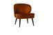 Крісло "Фабіо" мідний велюр + чорний, 62x70x72 см Vetro-fabio-copper-armchair фото 1
