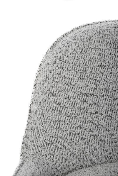 Поворотне крісло Vetro Mebel Каллісто, 75x76x71 см Vetro-Callisto-gray- ripples-swivel-chair фото